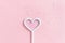 Heart shaped magic wand with star sequins