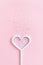 Heart shaped magic wand with star sequins