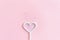 Heart shaped magic wand with star sequins