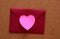 Heart shaped paper notes with envelope