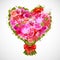 Heart shaped posy