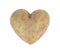 Heart shaped potato spud, studio shot