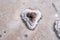 Heart-shaped salt crystals the beauty of Salar de Uyuni