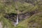 Heart shaped Sissu waterfall in the Chandra valley