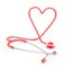 Heart shaped stethoscope