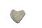 heart shaped stone. man with stone heart. concept of cruel, callous, indifferent person