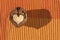 Heart-shaped walnut