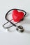 Heart and Stethoscope