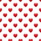 Heart suit plying card pattern
