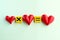 Heart symbol for true love concept