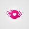 Heart symbol. Valentines day. Creative icon. Vector