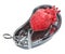 Heart transplant surgery concept. Donor heart in metallic tray w