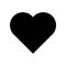 Heart vector, Social media solid style icon