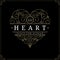 Heart vintage luxury logo template