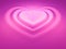 Heart wave pink