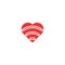 Heart wifi icon