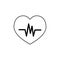 Heartbeat cardio symbol