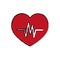Heartbeat cardio symbol