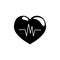 Heartbeat cardio symbol