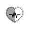 Heartbeat cardio symbol