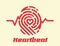Heartbeat cardiogram fingerprint