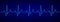 Heartbeat line. Blue cardiogram. Electrocardiogram. Vector illustration