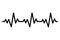 Heartbeat line icon. Heart rhytm. ECG. Cardiogram