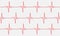 Heartbeat line symbol background. EKG Cardio Pulse sign isolated on white background. Vector EPS 10