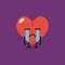 Heartbroken characters emoji