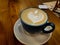 A Heartfelt Cappuccino Delight with Latte Art