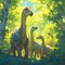 Heartfelt Connection: A Parasaurolophus\\\'s Gathering