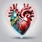 Heartfelt Transformations: AI-Generated Art for World Heart Day