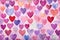 Hearts Afloat: A Symphony in Pink. Valentine's day holiday backdrop texture