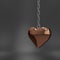 Hearts background. 3D rendering