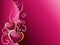 Hearts Background Shows Romantic And Passionate Love