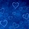 Hearts on blue background of Valentine\'s day. Love texture