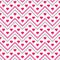 Hearts chevron seamless patterns