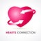 Hearts connection logo