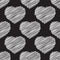 Hearts doodle seamless