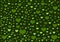 Hearts green background wallpaper design