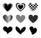 Hearts icons