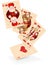 Hearts play cards