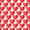 Hearts shape symbol of love and passion background