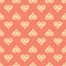 Hearts sweet seamless repeat pattern design