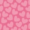 Hearts symbol of love and passion background