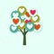 Hearts tree