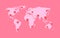 hearts world map in Valentine\\\'s Day. love around the world.