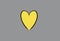 Hearts yellow. Valentine\\\'s Day. Love, care, support.