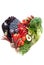 Heartshape fruits and vegetables