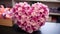 A Heartwarming Gesture, Heart Shaped Spring Flowers for Your Love Themed Designs